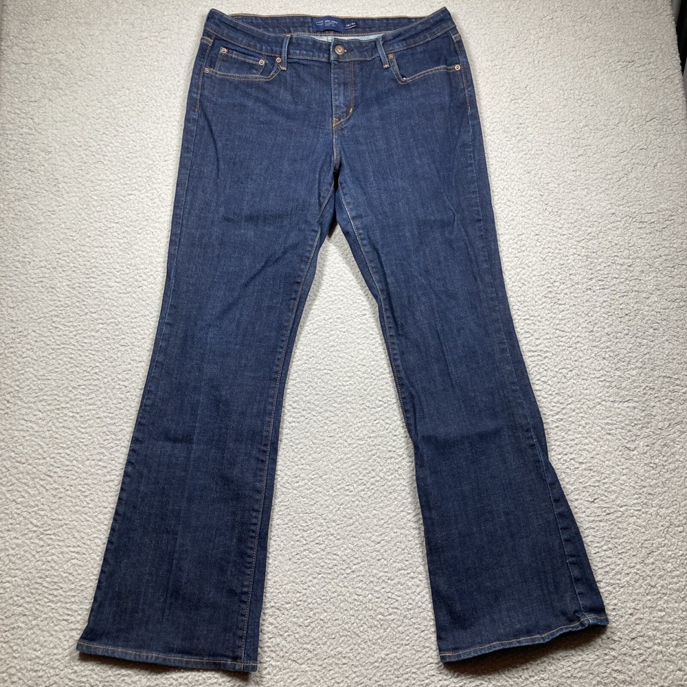 Levi's Jeans Women's 12/31‎ Blue Dark Wash Demi Curve Classic Boot Western Rodeo